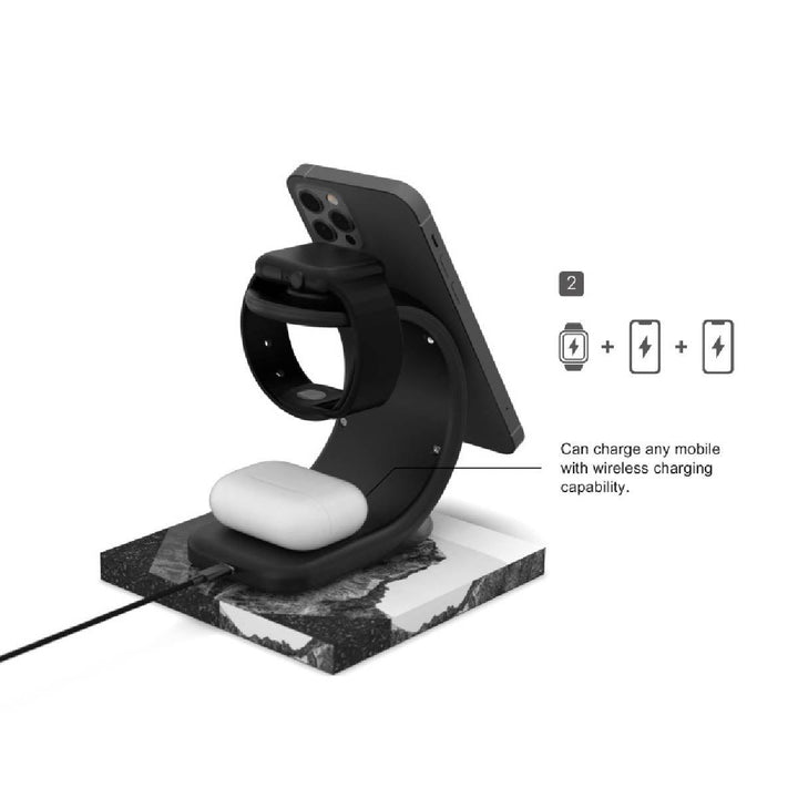 Vinnic | CHOMO 3-IN-1 Magnetic Wireless Charging Dock