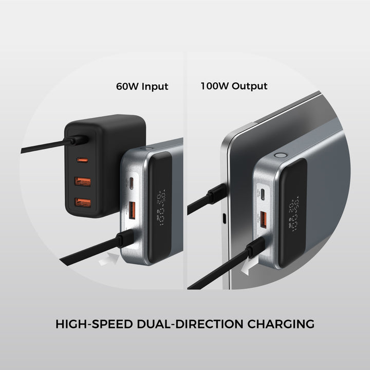 ANETO+ 130W PD 20,000mAh Fast Charge Powerbank