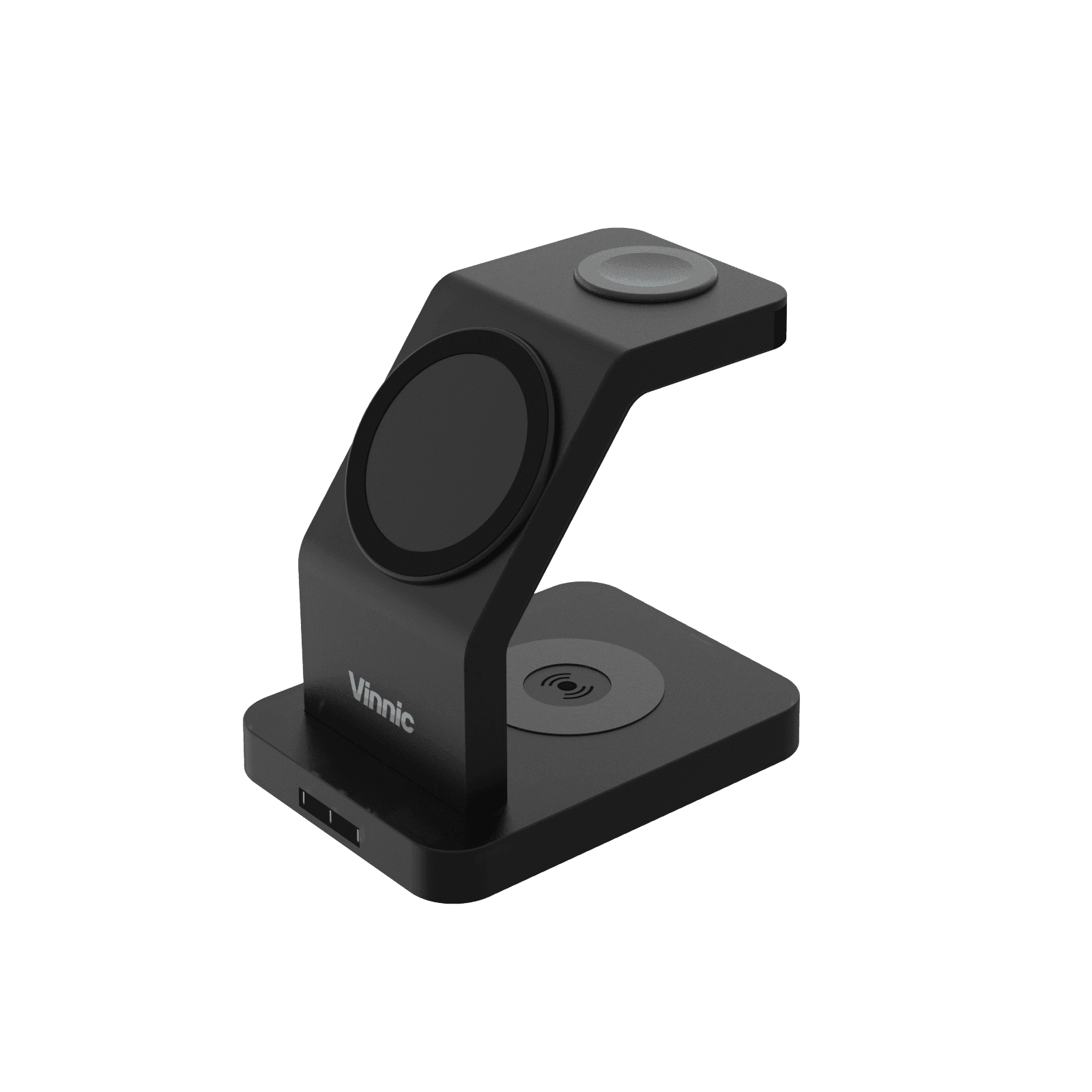 Vinnic ONTAKE 3 in 1 magnetic wireless charger charges 3 apple devices at once